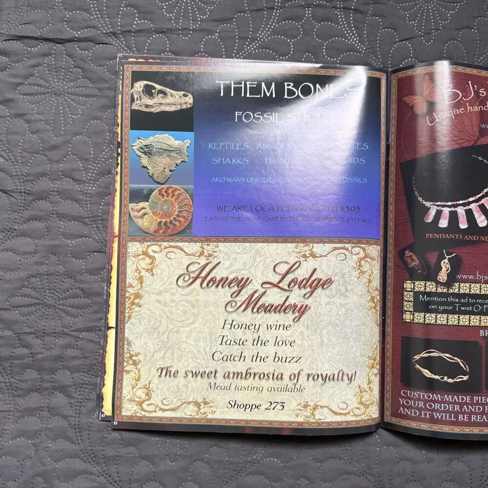 Texas Renaissance Festival 36th Anniversary Season Souvenir Map Program Guide
